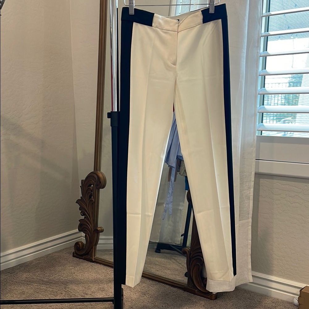 Victoria's Secret Black and White Straight Leg Pants